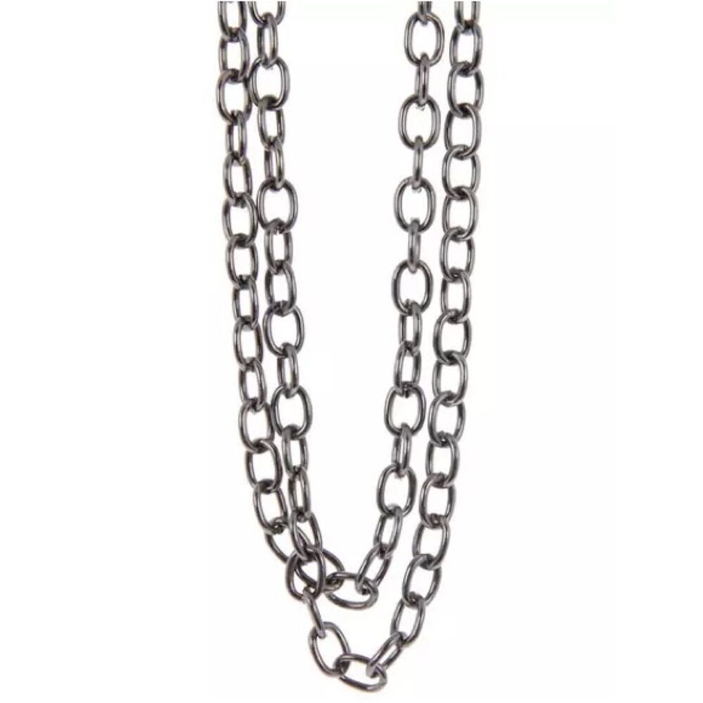 New 30” Metal Gallery
Plated Hematite Cable Chain Necklace - 30"
